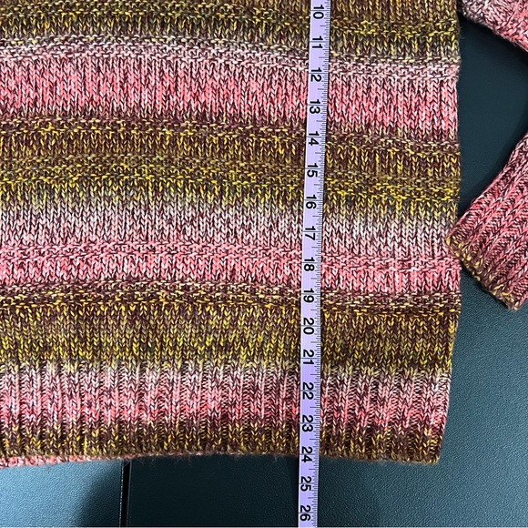 American Eagle Pink and Brown Striped Sweater Size S - Picture 9 of 9
